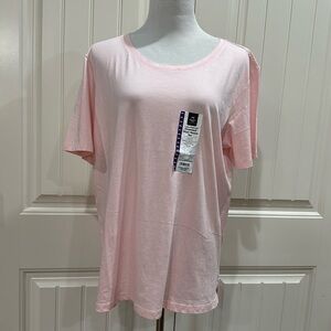 Nwt! Member's Mark Essential Women's Crew neck Short Sleeve Tshirt | XXL|Pink